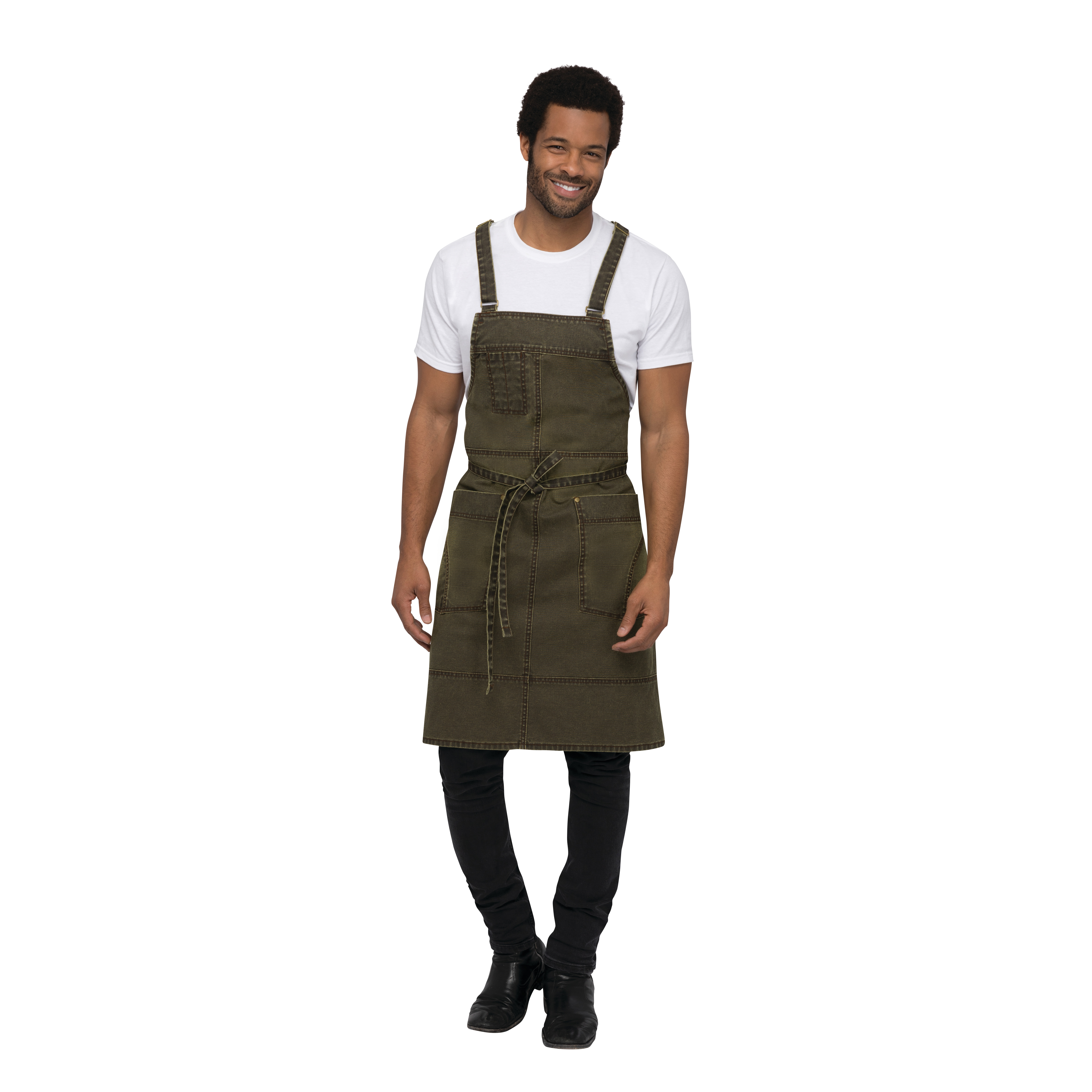 chef works cross back apron